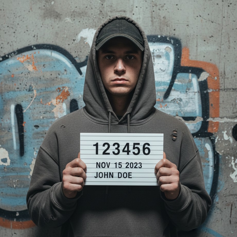 Street Graffiti Arrest Edit