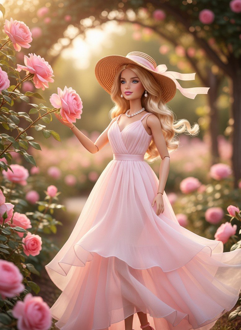 Barbie Rosy Garden Party - SceneYou.art