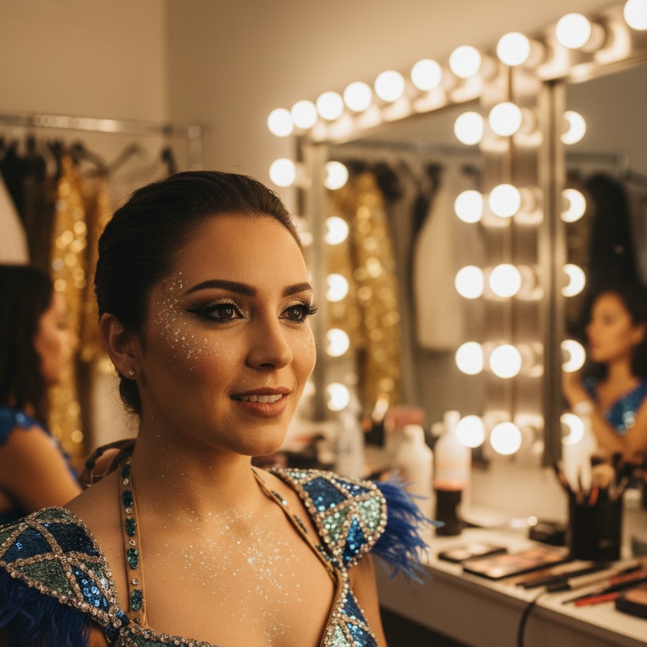 Retrato dos bastidores do carnaval do Rio