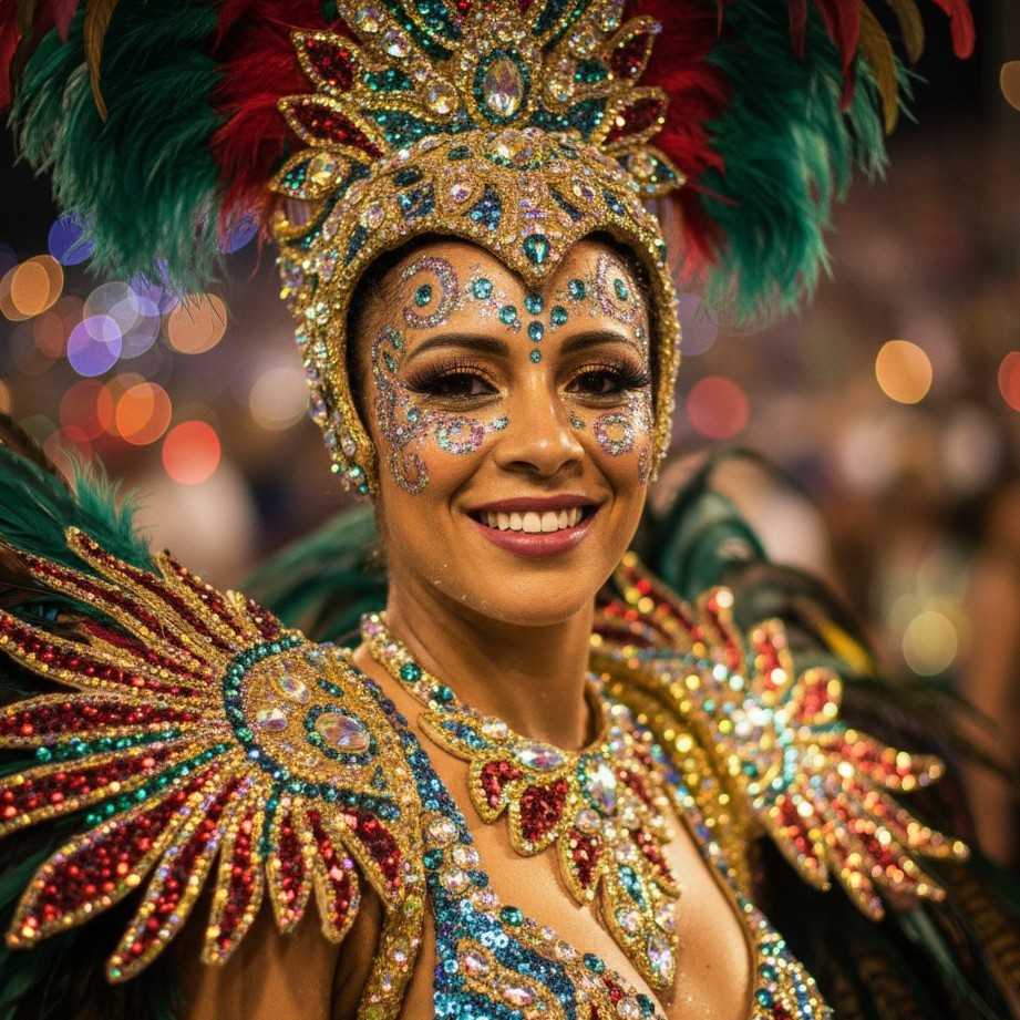 Festival lotado de brilho da Parada para exaltar a atitude chamativa glam