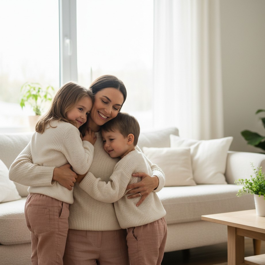 topics.mothersDayAiPhotoGenerator.hero.cards.homeHug.alt