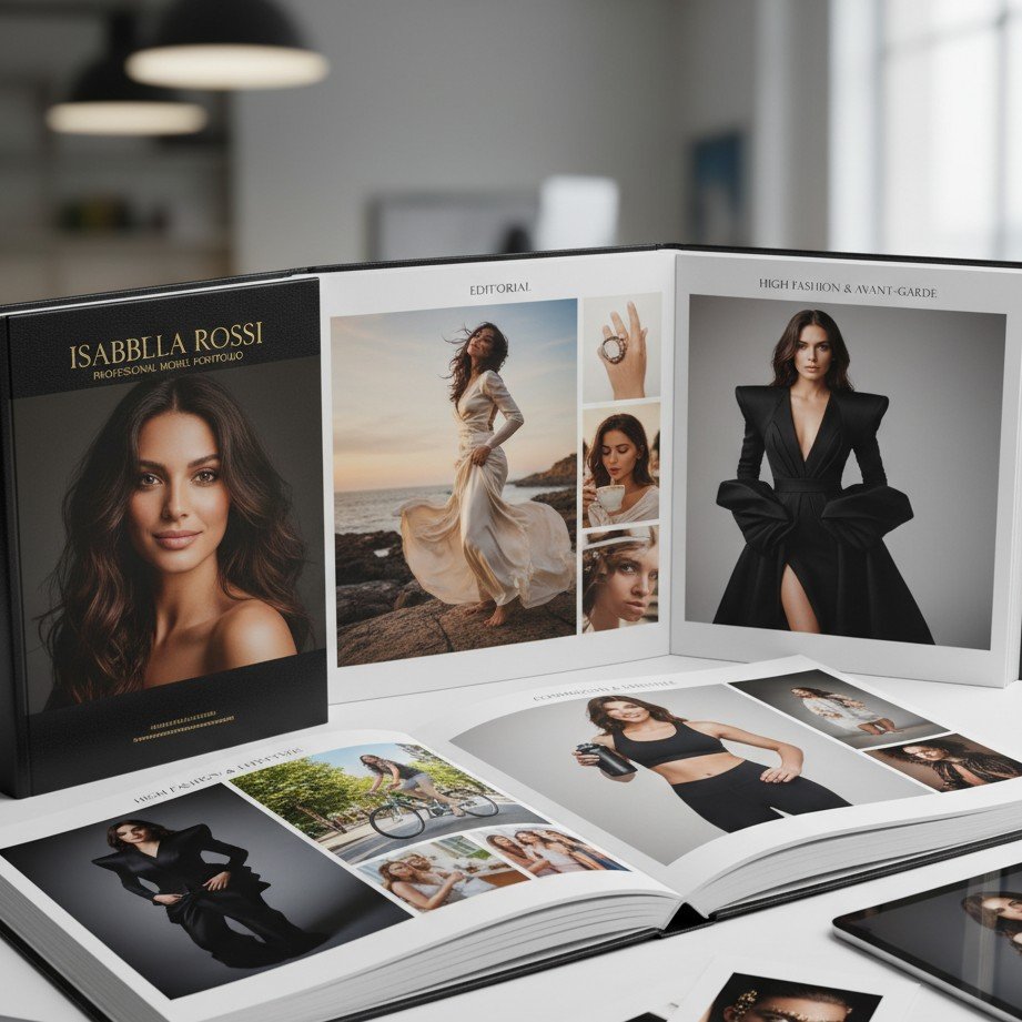 Model Portfolio Layout - SceneYou.art