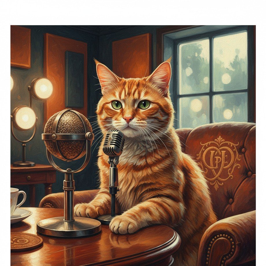 Every cat thinks they need a podcast. Give them the premium cover art they deserve.