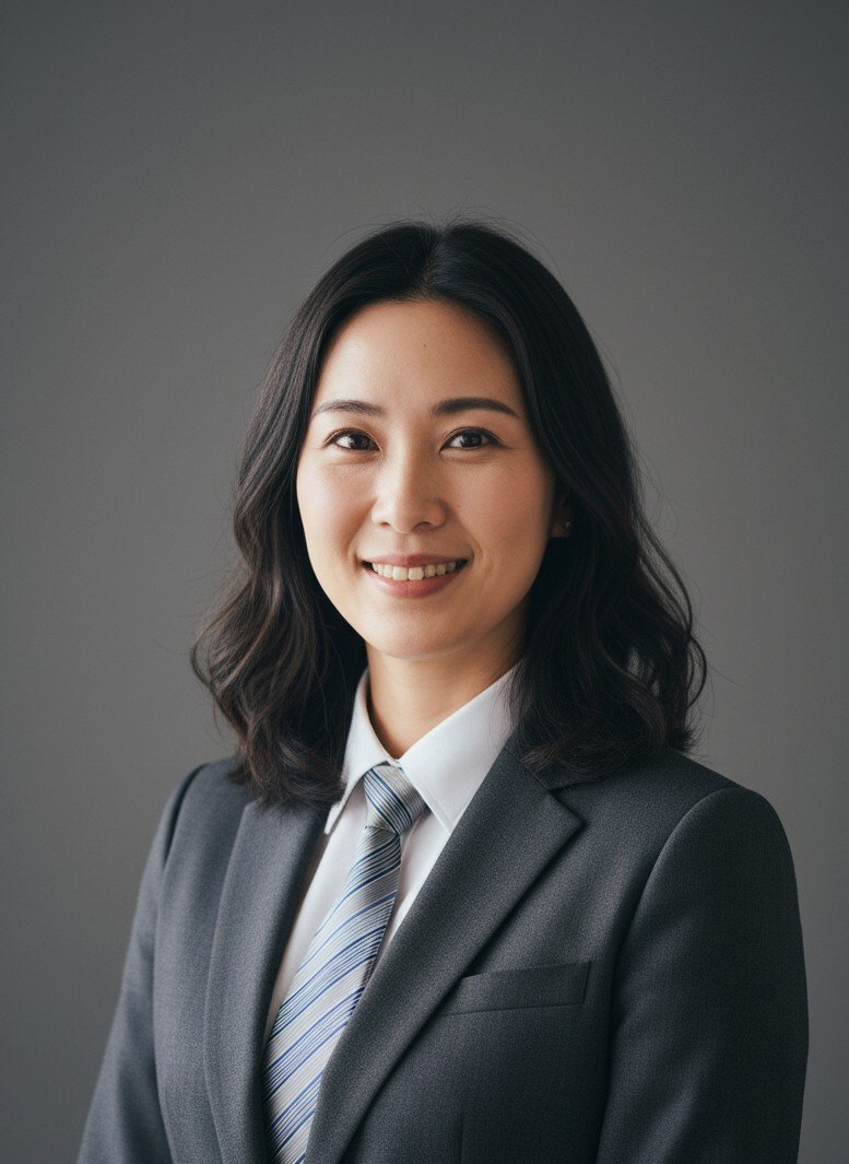 灰色西装保险经纪人形象照