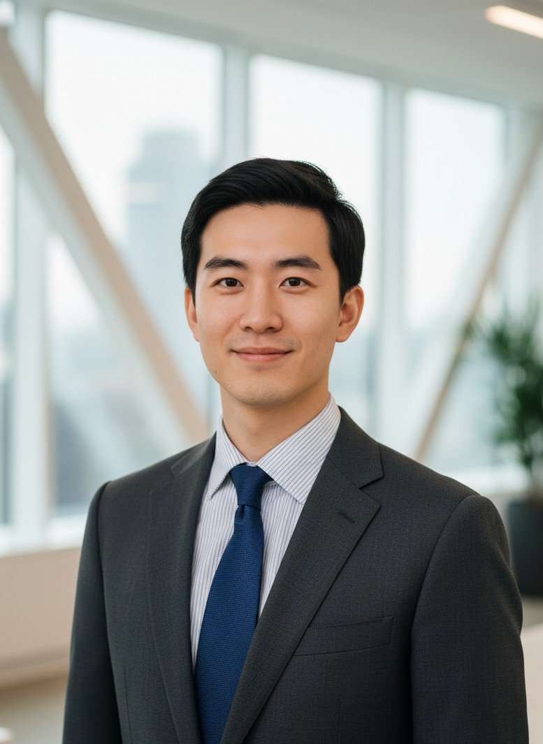 现代办公环境中的保险经纪人头像