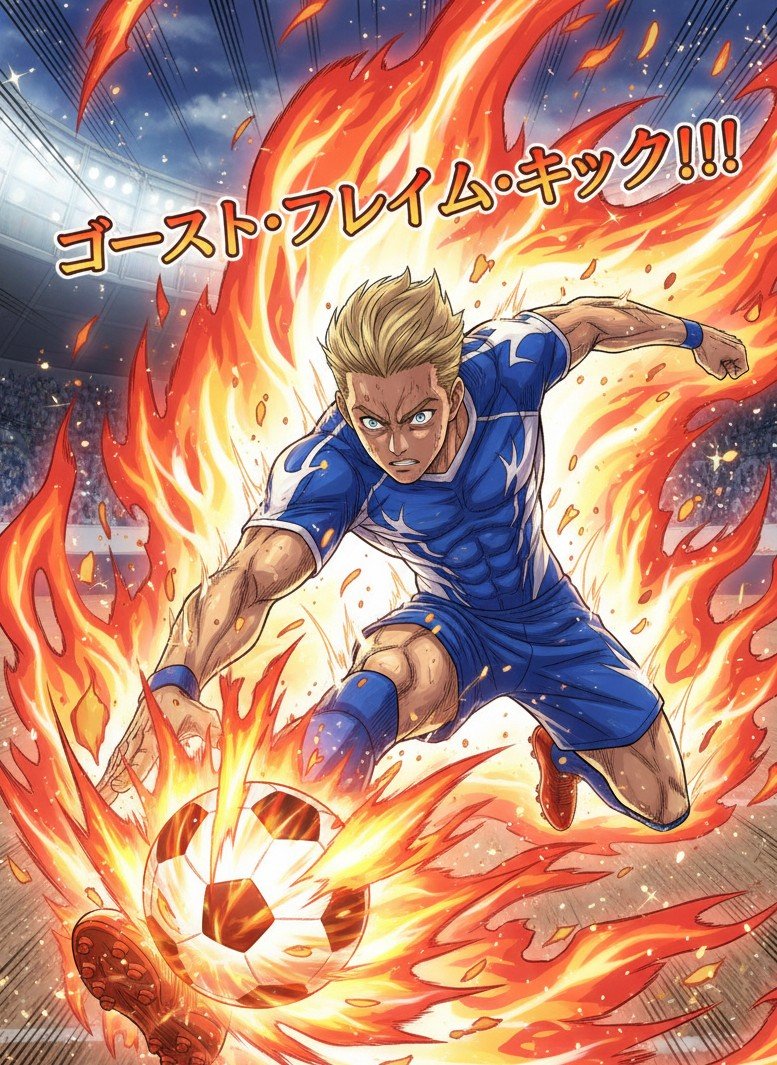 Imagem IA de Artilheiro de Anime