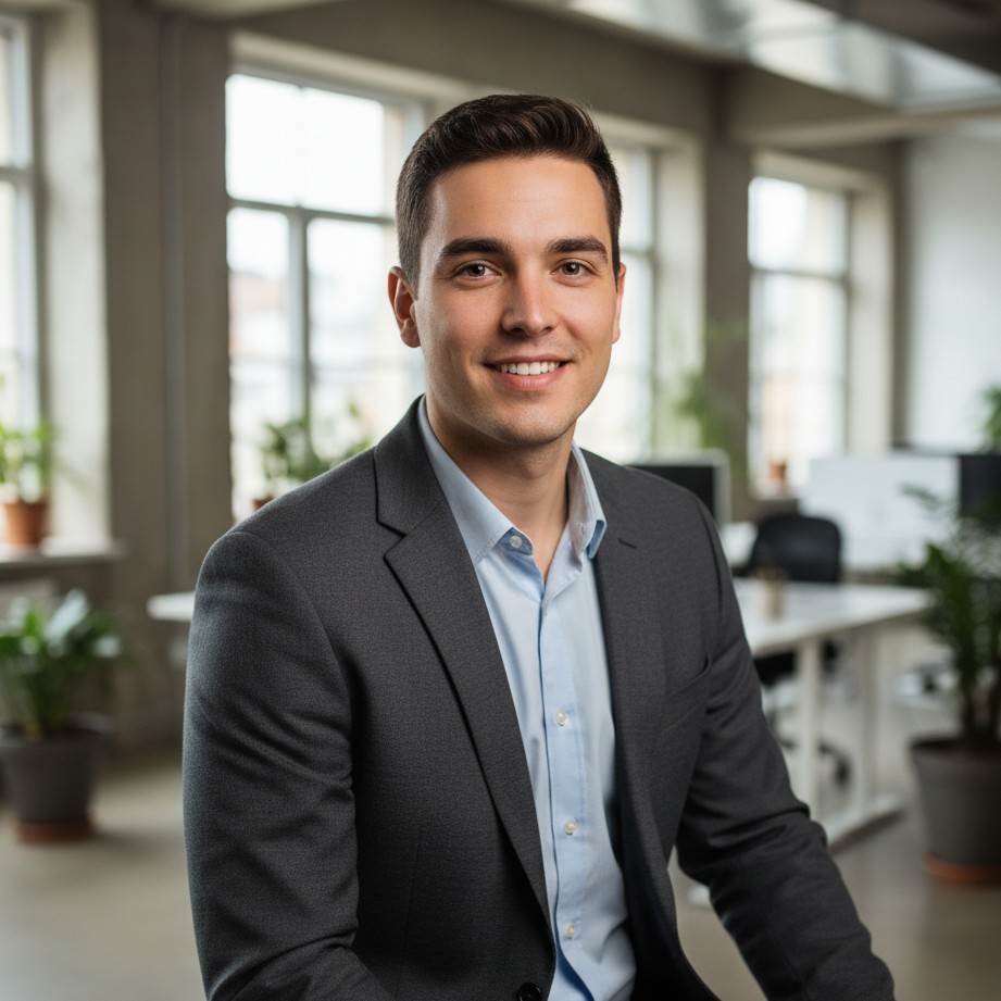 Entry-level professional look for graduation AI photos