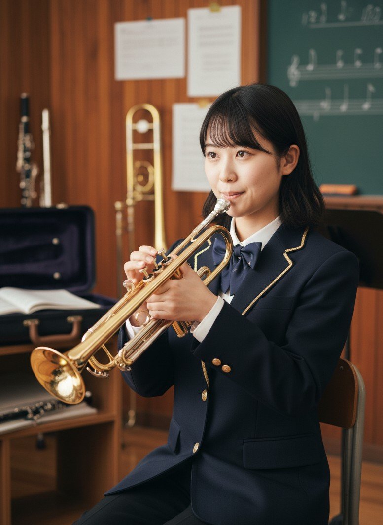 Band music performance portrait example