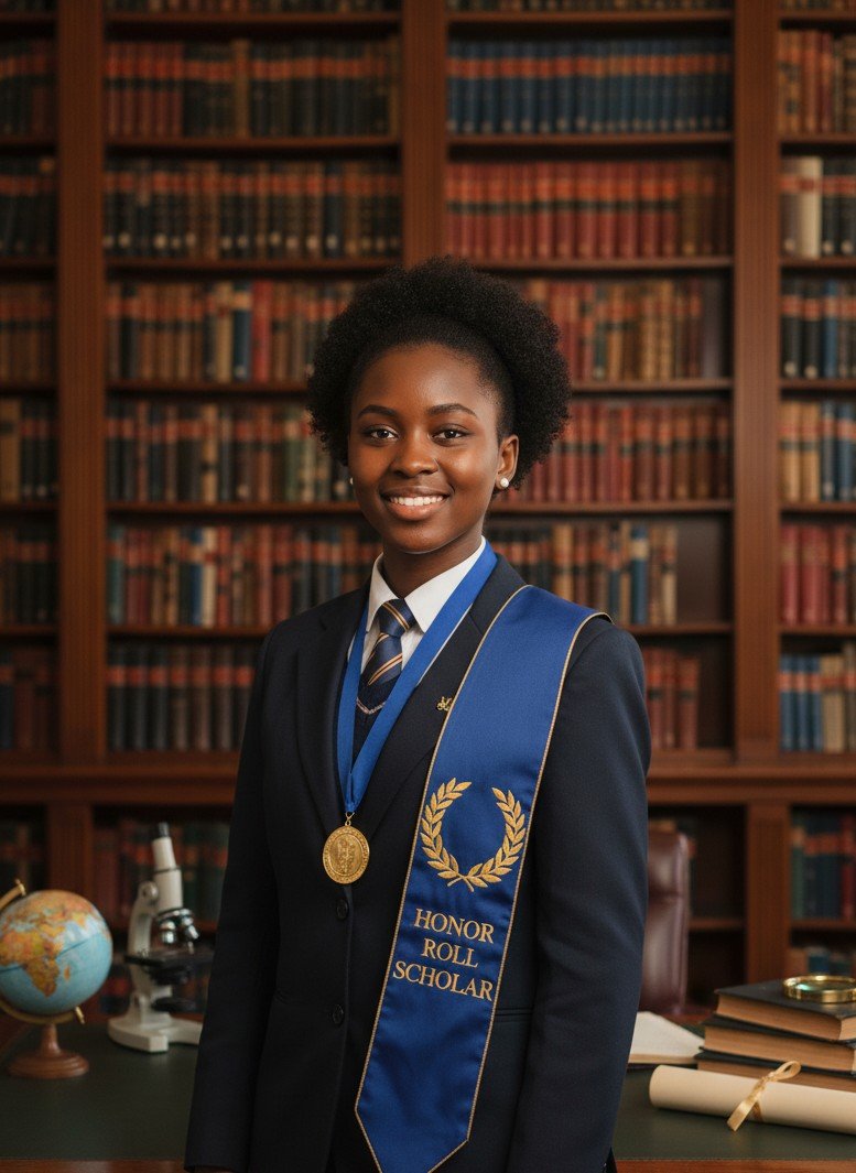 Honor roll society portrait example